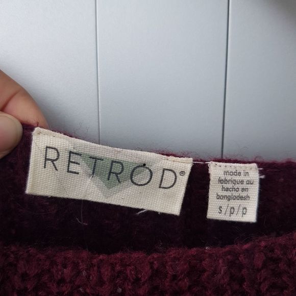 NWT Retrod oversized women warm and cozy sweater size small - Picture 6 of 9